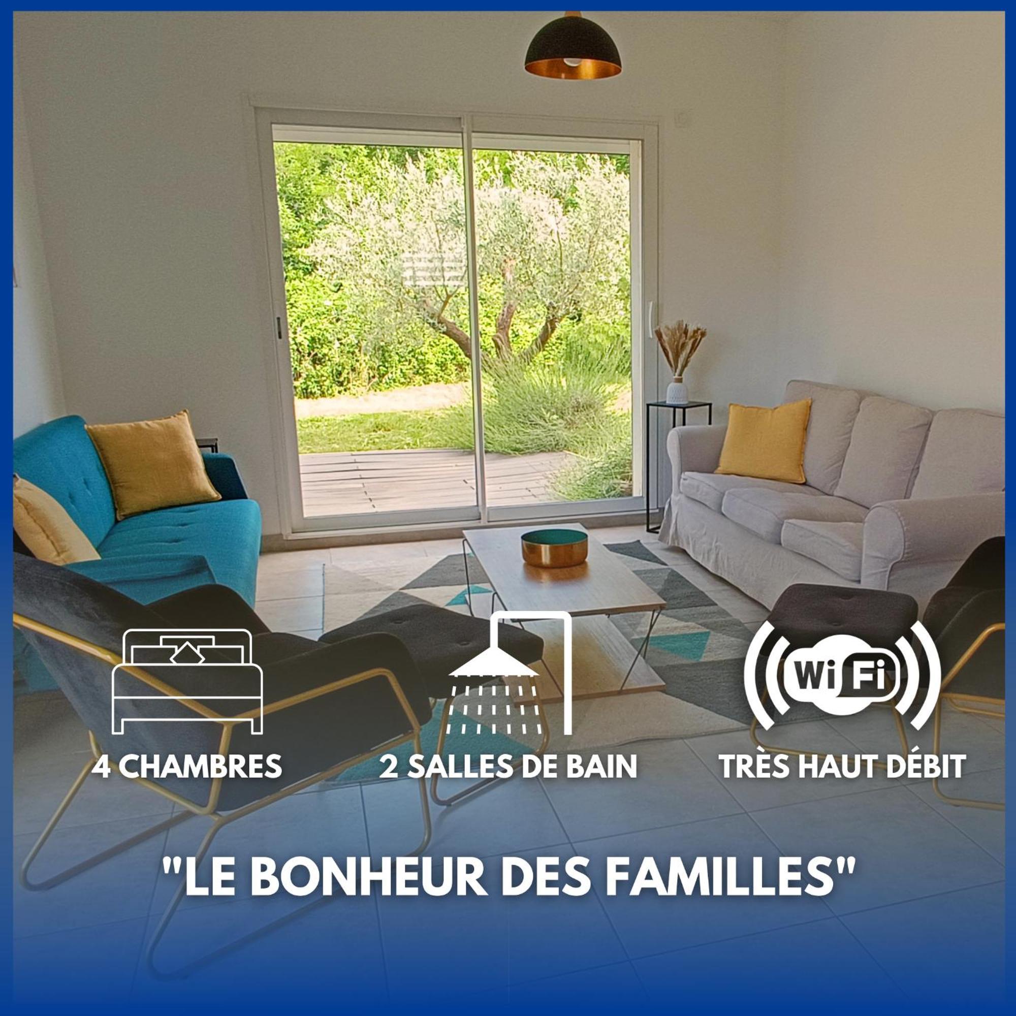La Villa Lyne - Villa Moderne 4 Chambres 8 Personnes Clim Lezan ภายนอก รูปภาพ